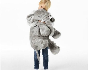large stuffed elephant pillow