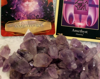 Amethyst -rough points and chips
