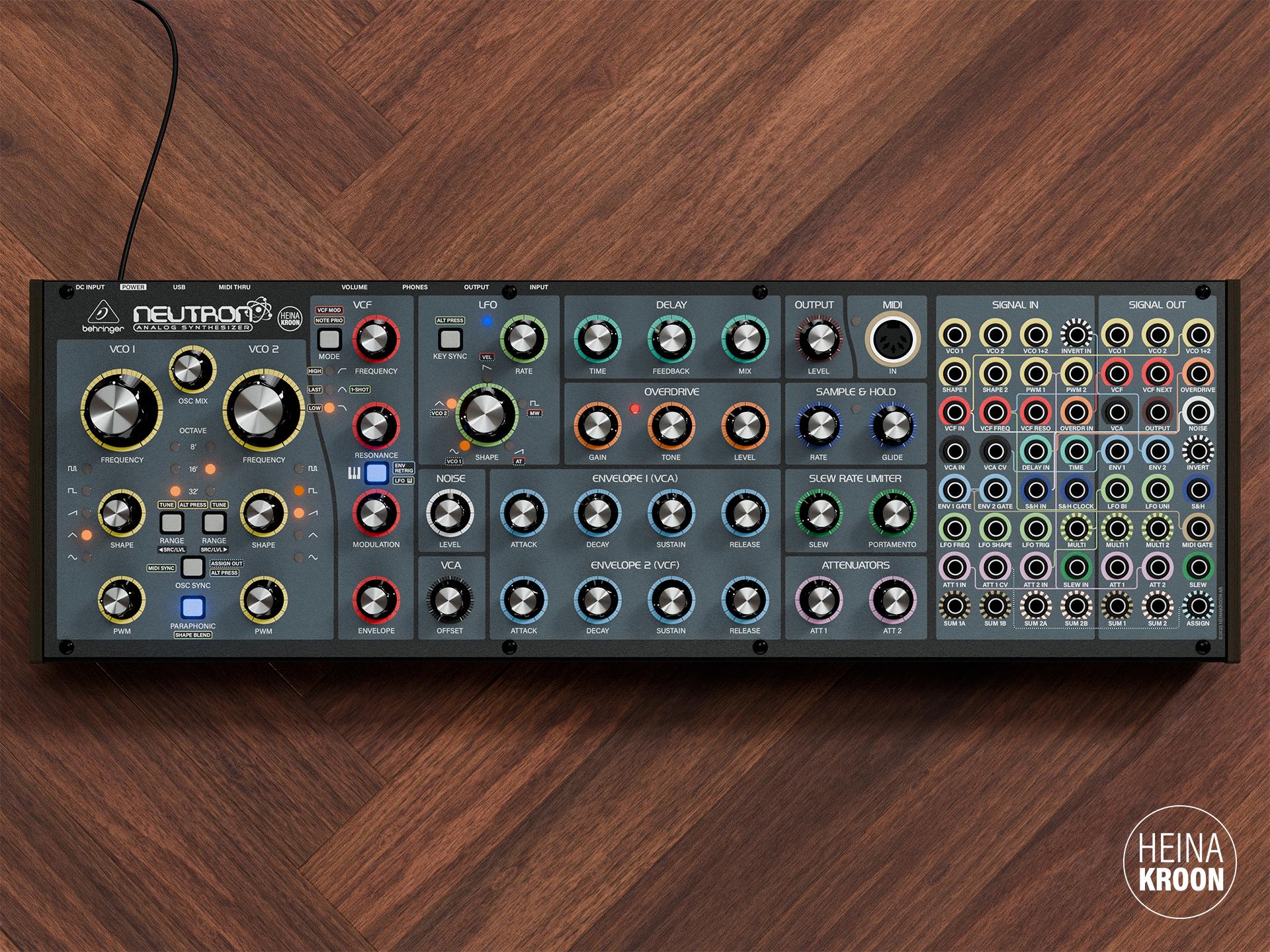 Overlay for Behringer Neutron - 'after Hours' Design - Etsy
