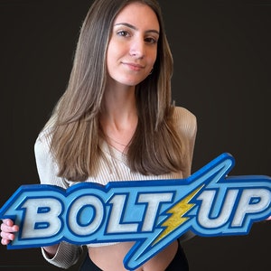 Chargers BoltUp Fan Cave Sign