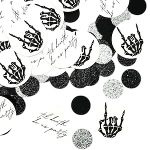 Til Death Do Us Party Confetti - Bride or Die - Bachelorette Party Decor