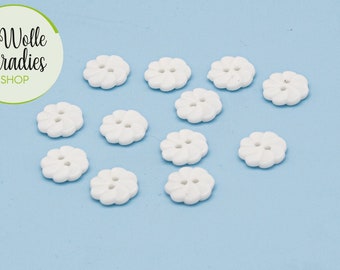 30 boutons acryliques pour enfants, boutons bébé, fleur, mixte, 13 mm