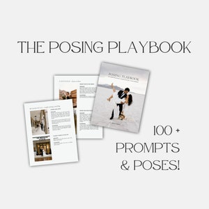 Posing Playbook by Grace Torres | Couples and Wedding Photography Posing Guide | Pose Ideas PDF