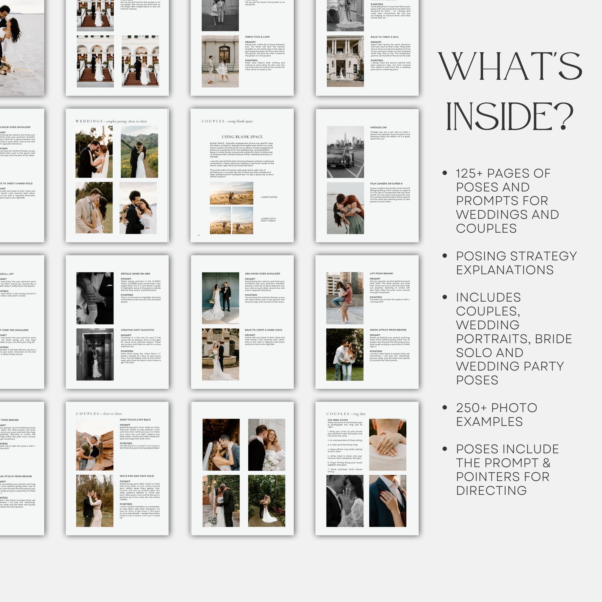 Posing Playbook by Grace Torres Couples and Wedding Photography Posing
