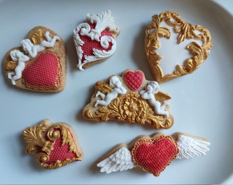 Antique Hearts biscuits
