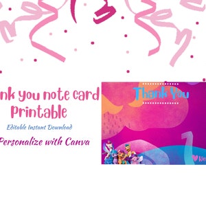 New Generation Editable Thank You Card