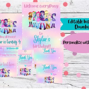 Party Pack Editable Download