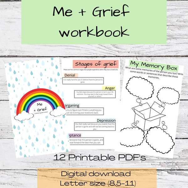 Me+Grief Children's Workbook