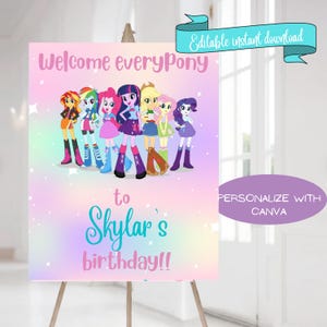 kids editable Birthday sign