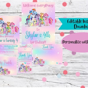 Party Pack Editable Download