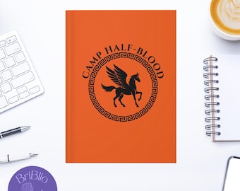 Camp Half Blood Personalized Journal Notebook, Merch Gift for Percy Jackson Olympians Book Lovers