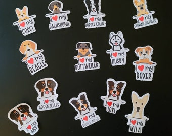 Love my Dog Sticker