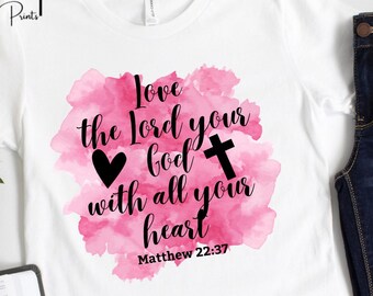 Trust In The Lord, Bible Verse Png, Religious Png, Watercolor Png, Sublimation Design, Digital Download, Transparent Png, Christian Design