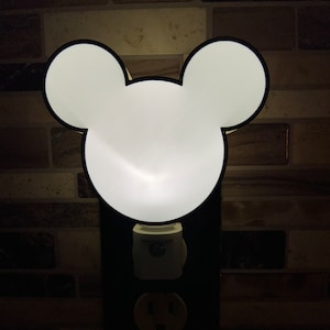 Mouse Ears Automatic Light Sensing Night Light