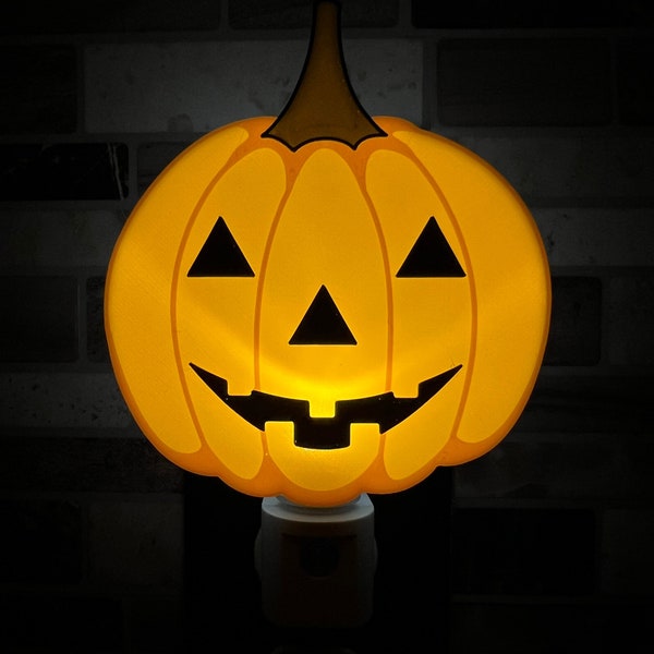 Halloween Pumpkin Automatic Light Sensing Night Light