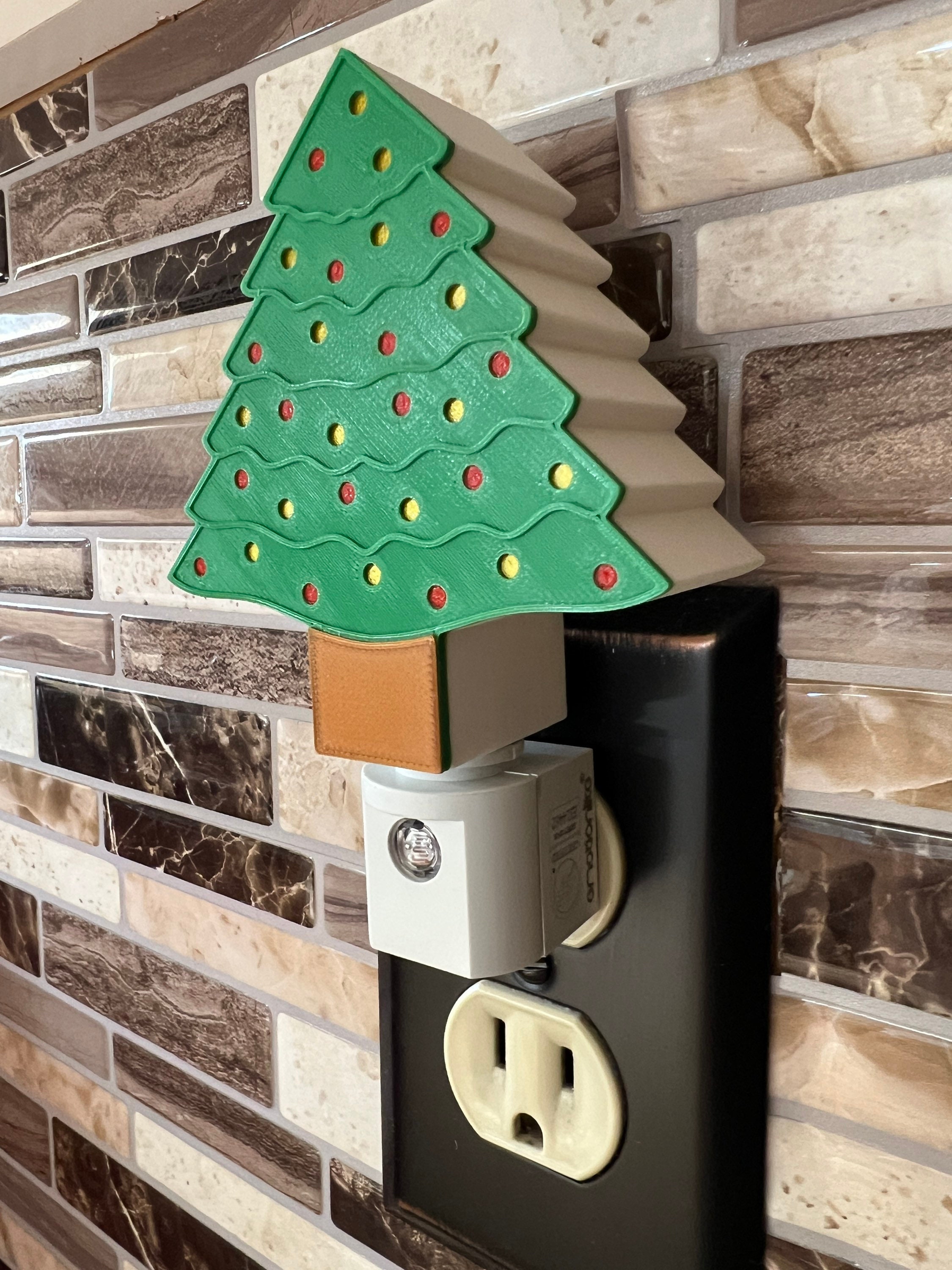 Christmas Tree Automatic Light Sensing Night Light - Etsy