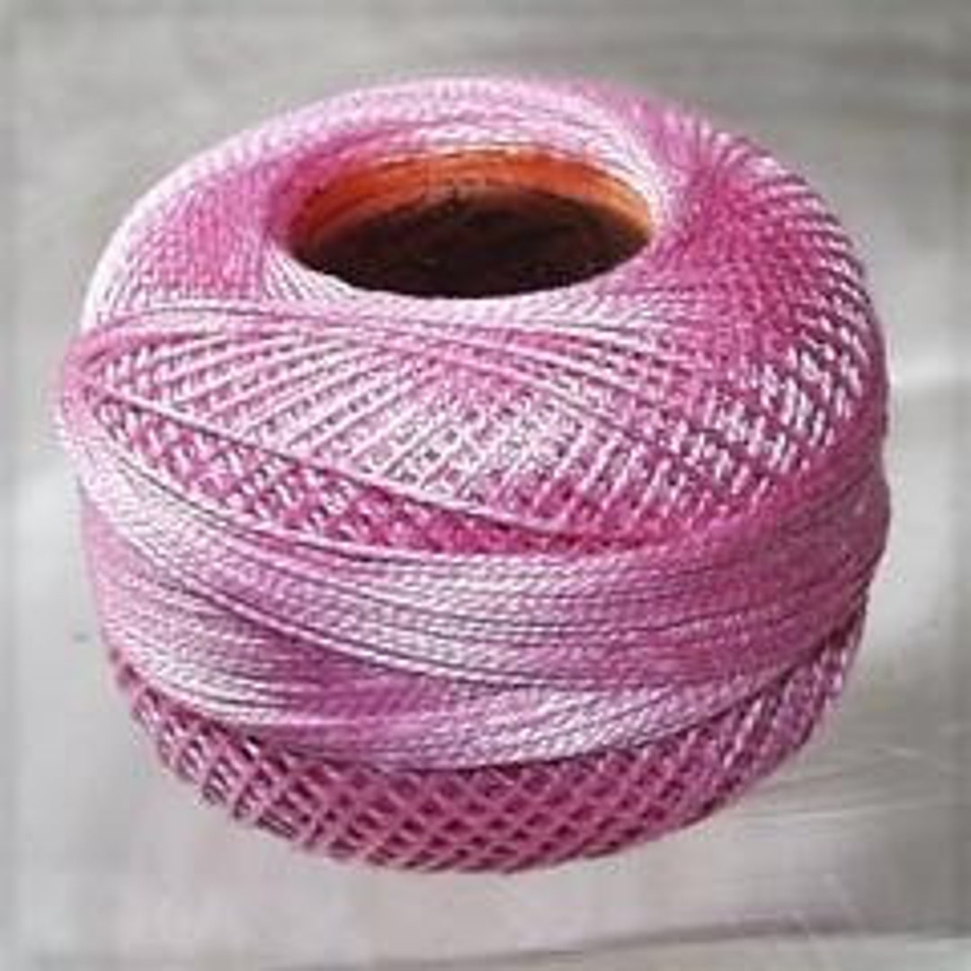 50gm Pale Geranium Finca Perle Cotton Thread Size 8 Etsy