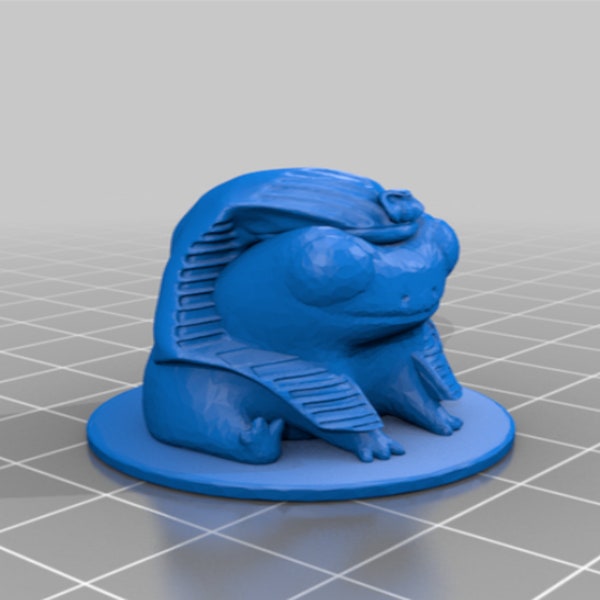 Fred the Frog Pharoh 3d Print