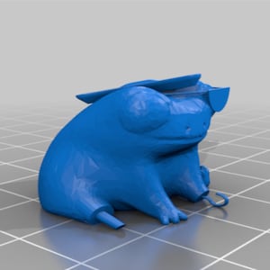 Fred the Frog Pirate 3d Print
