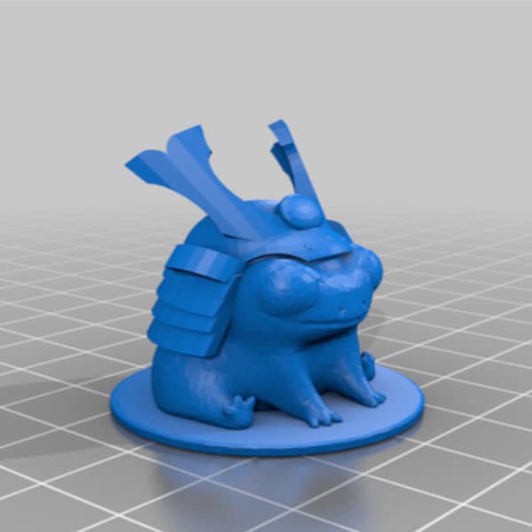 Fred the Frog Samurai 3d Print