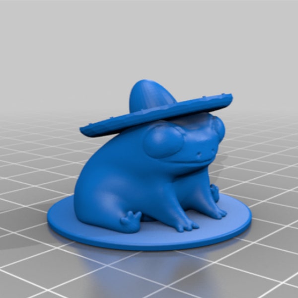 Fred the Frog Sombrero 3d Print