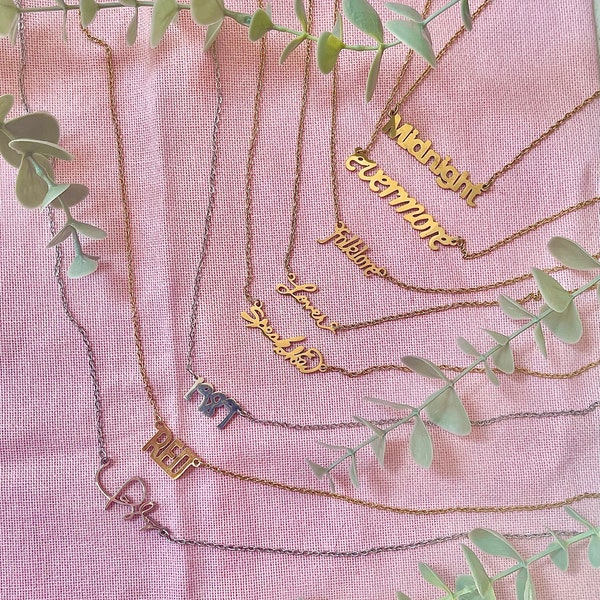 Taylor Swifts Necklaces Etsy