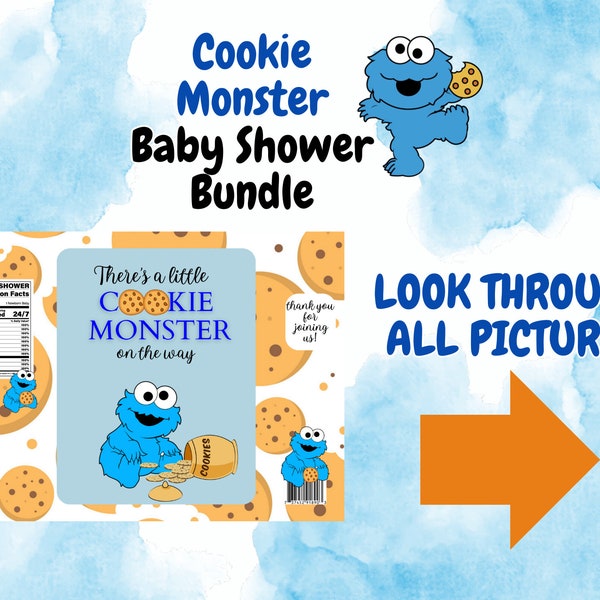 Cookie Monster Baby Shower