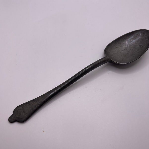 Antique Pewter Spoons Etsy