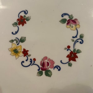 VINTAGE John Maddcock & Sons Royal Vitreous (England)14&quot; Oval Serving Platter