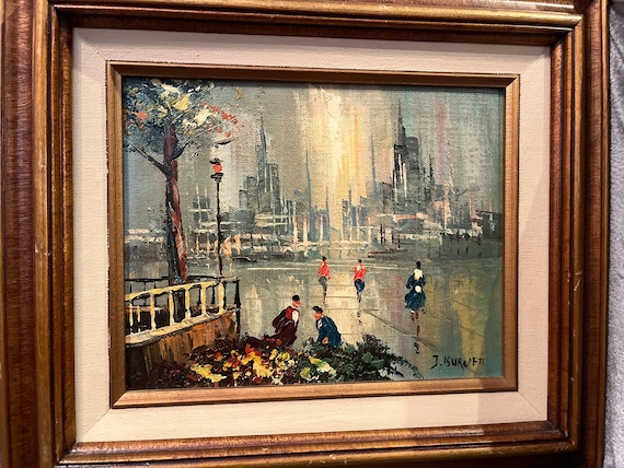 J Burnett Oil on Canvas - Etsy