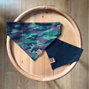 Greener Camo Reversible Pet Bandana - Camouflage Animal Print