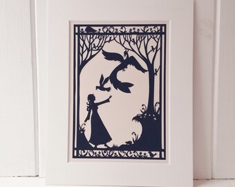 Folktales | All the Birds Singing | Original Handcut Paper Art