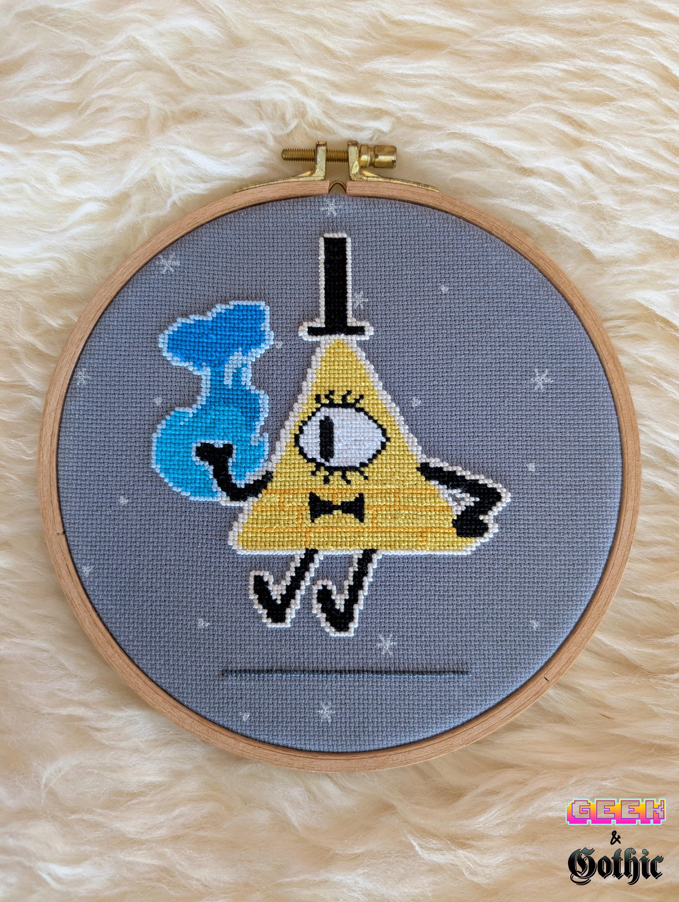 Bill Cipher Cross Stitch - Etsy