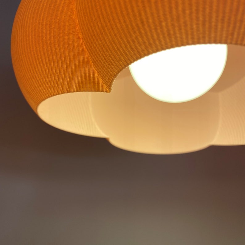 Bubble Lampenschirm im Boho Style für deine Decken und Hängelampe für E27 Lampenfassungen magischer Lampenschirm Made in Germany Bild 6