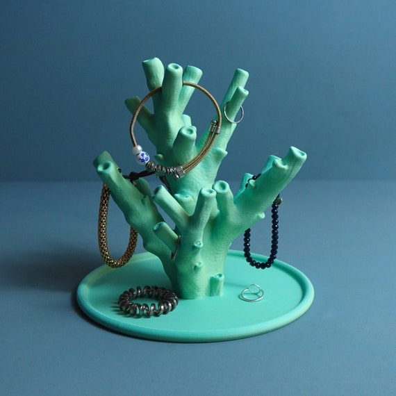 Coral jewelry holder best sale