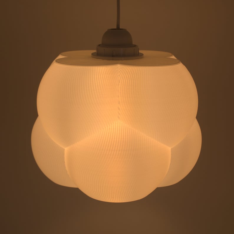Bubble Lampenschirm im Boho Style für deine Decken und Hängelampe für E27 Lampenfassungen magischer Lampenschirm Made in Germany Bild 2