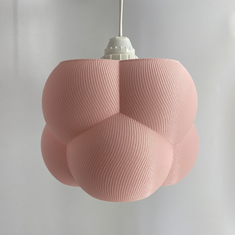 Bubble Lampenschirm im Boho Style für deine Decken und Hängelampe für E27 Lampenfassungen magischer Lampenschirm Made in Germany Bild 8