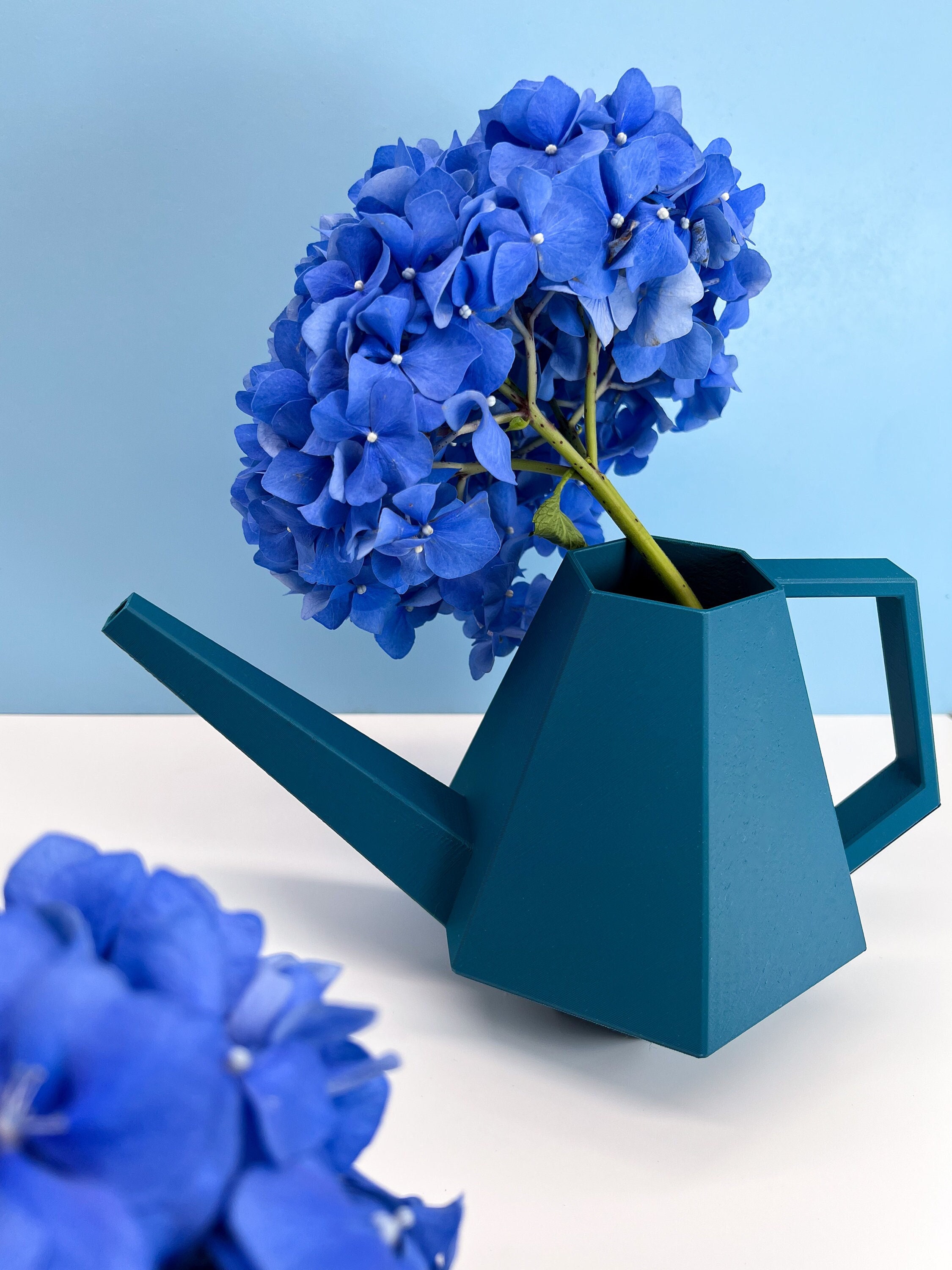 Gießkanne Aus Kunststoff, 1,27 Liter, Blau – Mit Langem Auslauf & Ergonomischem Griff