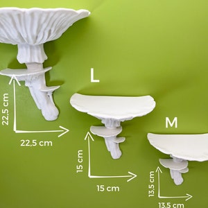 Floating Mushroom Shelf Amanita – Witchy Decor Halloween Decor | Goblincore Fairycore Mushroom Wall Shelf | Dark Academia Handmade image 16
