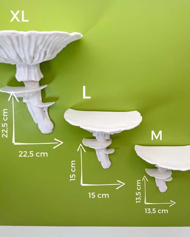 Floating Mushroom Shelf Amanita – Witchy Decor Halloween Decor | Goblincore Fairycore Mushroom Wall Shelf | Dark Academia Handmade image 16