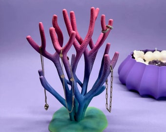 Korallen Schmuck Ständer - elegante Schmuckablage für Ketten, Ohrringe und Accessories