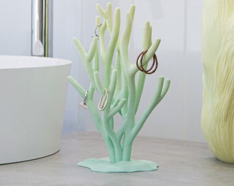 Jewelry Organizer Coral – Jewelry Holder for Necklaces, Rings & Earrings | Jewelry Stand | Coral Decor | Handmade Heidelberg