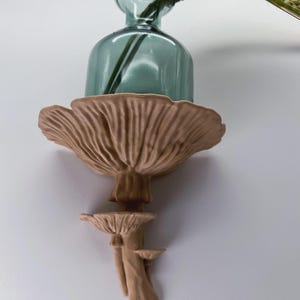 Floating Mushroom Shelf Amanita – Witchy Decor Halloween Decor | Goblincore Fairycore Mushroom Wall Shelf | Dark Academia Handmade image 12