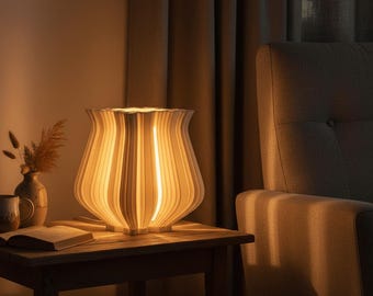 Sculptural Table Lamp | Accent Table Lamp | E14 Statement Goblet Light | Tuluma