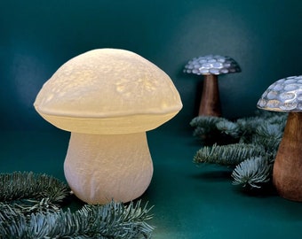 Pilz Lampe: Gemeiner Steinpilz - perfekt als Tischlampe oder als Nachttisch Lampe geeignet