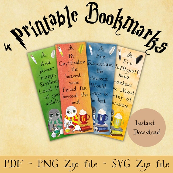 Easy Paper Bookmarks (free svg & pdf file) - Scattered Thoughts of