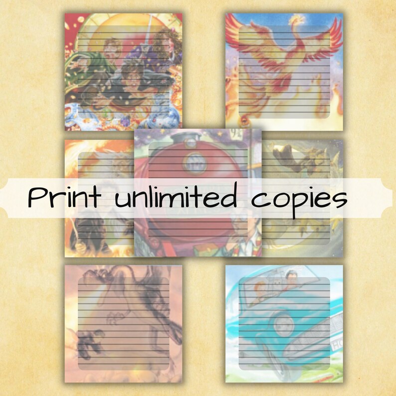 Level up Your Stationery Game Instant Download Wizardy Book Etsy