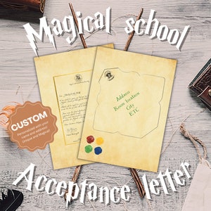 Personalized Magical School Acceptance Letter - Perfect for Gifts and Special Occasions