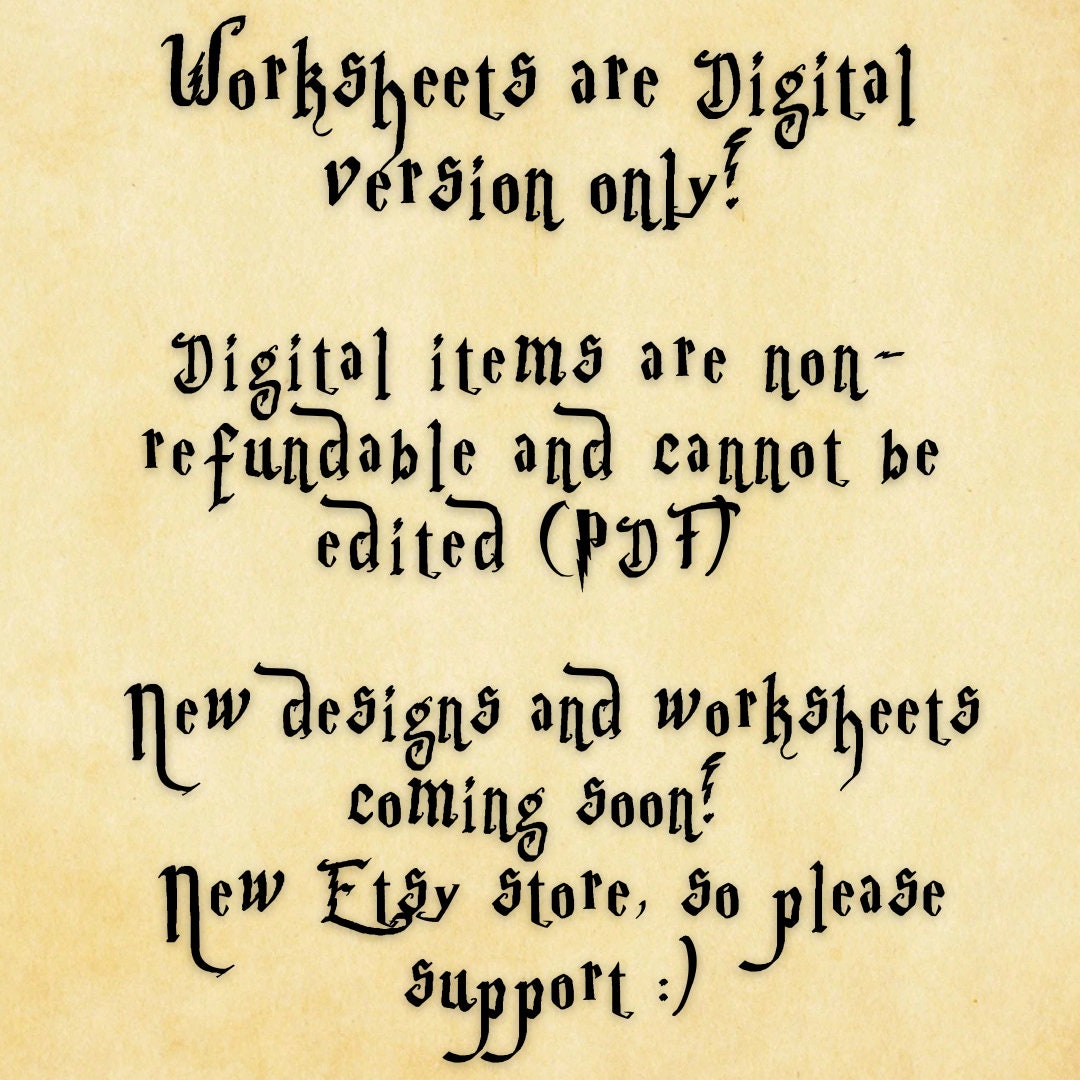 Printable Magical School Acceptance Letter. Instant Download in 2 Sizes