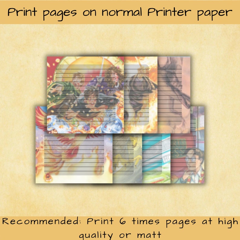 Level up Your Stationery Game Instant Download Wizardy Book Etsy